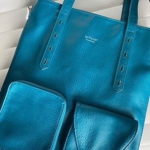 Matt & Nat Shoulder Epea Bag in Ocean